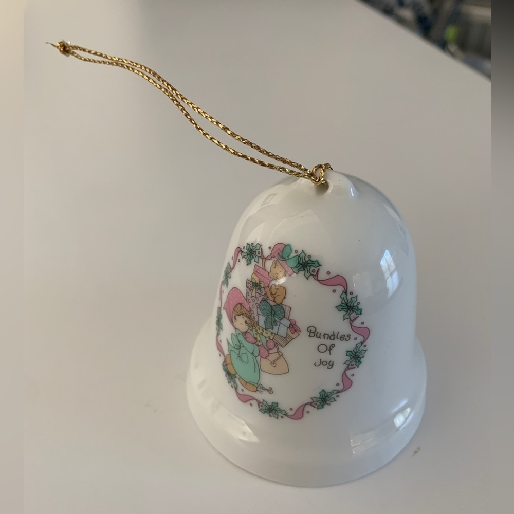 Precious Moments Bundle Of Joy Bell Ornament 1995